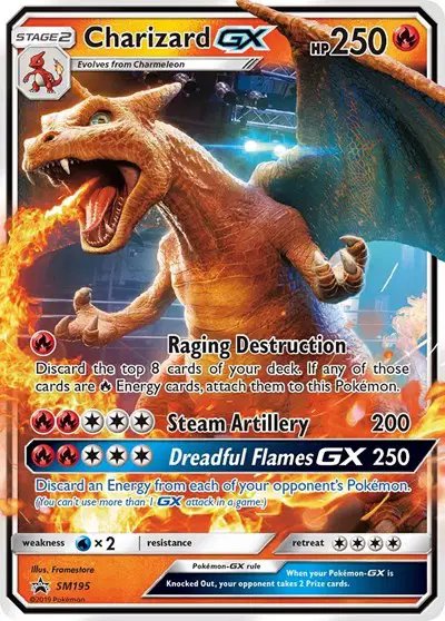 Charizard GX — Sun & Moon Promo SM195
