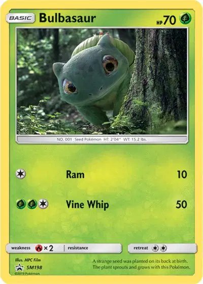 Bulbasaur — Sun & Moon Promo SM198