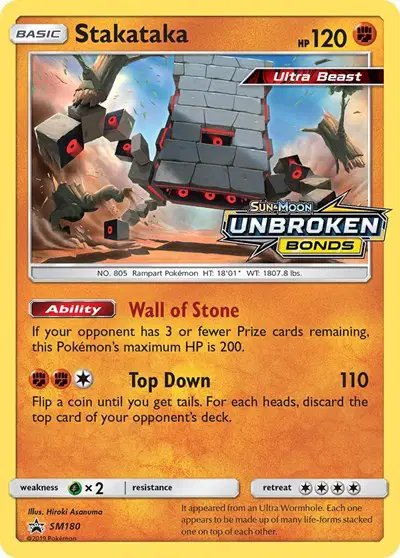 Stakataka (Prerelease) — Sun & Moon Promo SM180