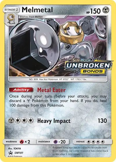 Melmetal (Prerelease) — Sun & Moon Promo SM181