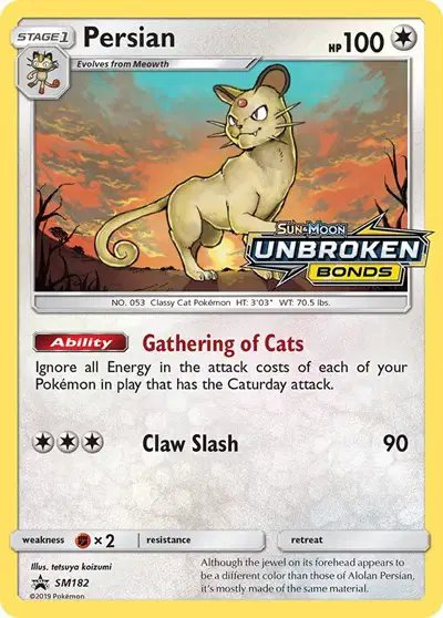 Persian (Prerelease) — Sun & Moon Promo SM182