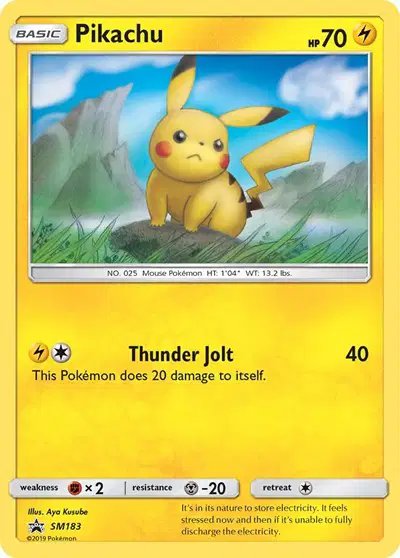 Pikachu — Sun & Moon Promo SM183