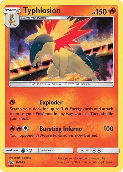 Typhlosion — Sun & Moon Promo SM185