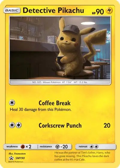 Detective Pikachu — Sun & Moon Promo SM190