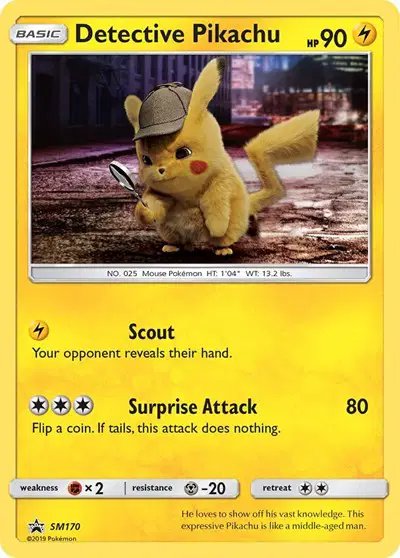 Detective Pikachu — Sun & Moon Promo SM170