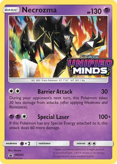 Necrozma (Prerelease) — Sun & Moon Promo SM204