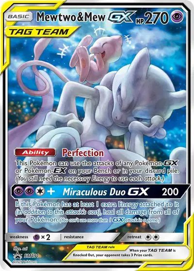 Mewtwo & Mew GX — Sun & Moon Promo SM191