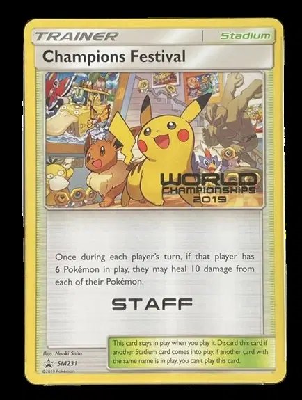 Champions Festival (2019) [Staff] — Sun & Moon Promo SM231