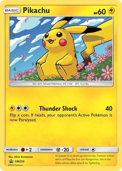 Pikachu — Sun & Moon Promo SM206