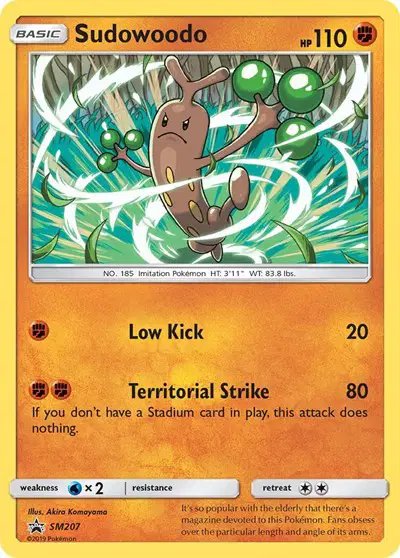Sudowoodo — Sun & Moon Promo SM207