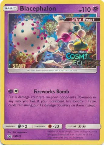 Blacephalon (Staff Prerelease) — Sun & Moon Promo SM221