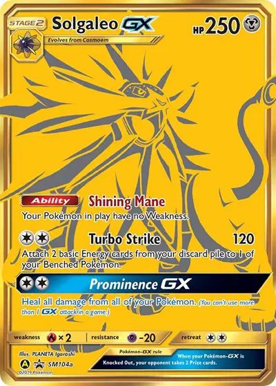 Solgaleo GX — Sun & Moon Promo SM104a