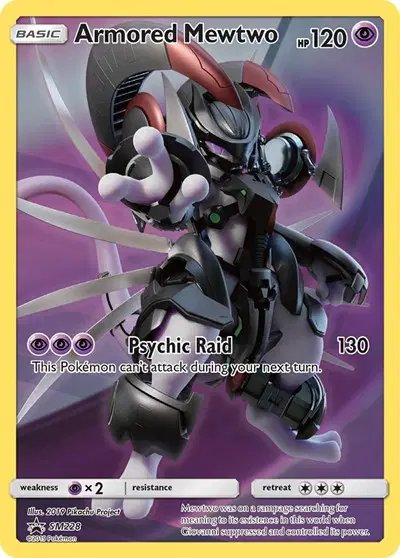 Armored Mewtwo — Sun & Moon Promo SM228