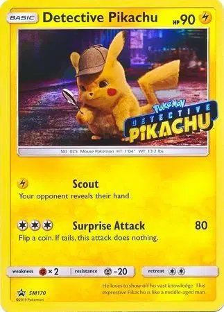 Detective Pikachu — Sun & Moon Promo SM170