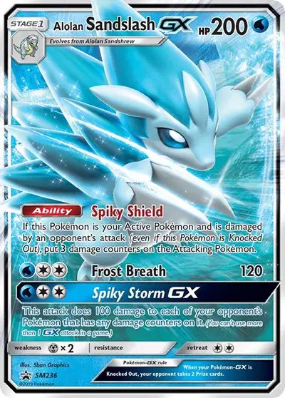 Alolan Sandslash GX — Sun & Moon Promo SM236