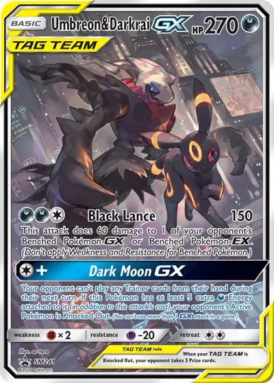 Umbreon & Darkrai GX — Sun & Moon Promo SM241