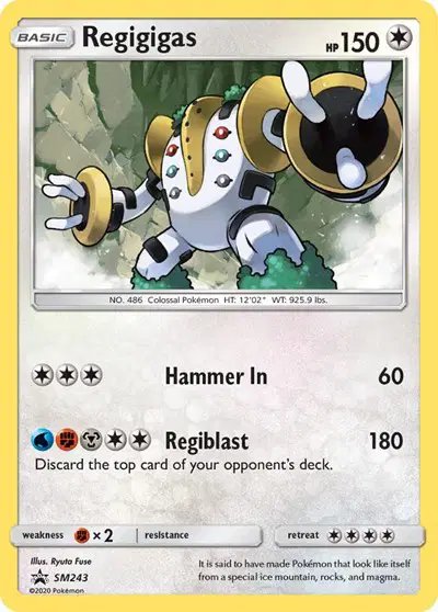 Regigigas — Sun & Moon Promo SM243