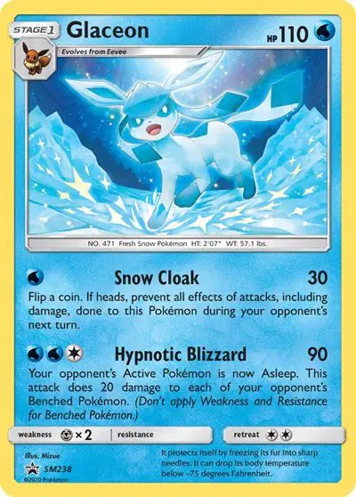 Glaceon — Sun & Moon Promo SM238