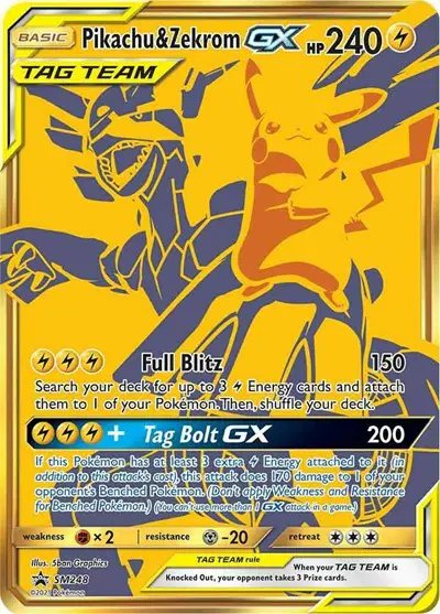 Pikachu & Zekrom GX — Sun & Moon Promo SM248