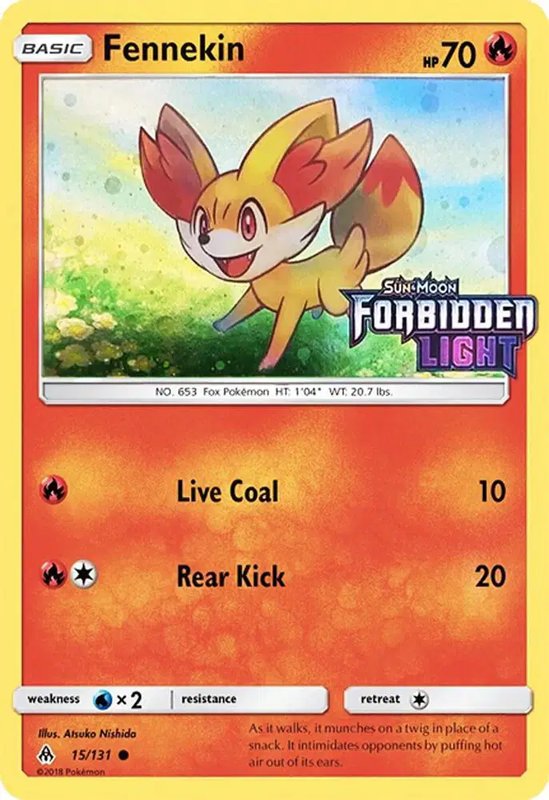Fennekin - 15/131 (Toys R' Us Promo) — Sun & Moon Promo 15/131
