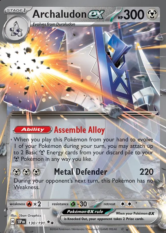 Archaludon ex — Surging Sparks 130/191