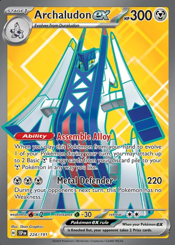 Archaludon ex — Surging Sparks 224/191