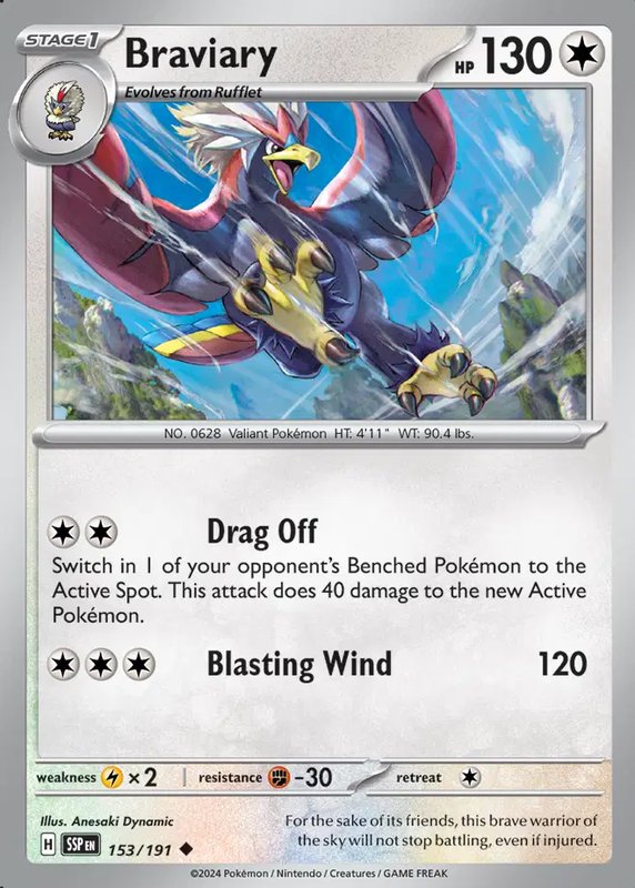 Braviary — Surging Sparks 153/191