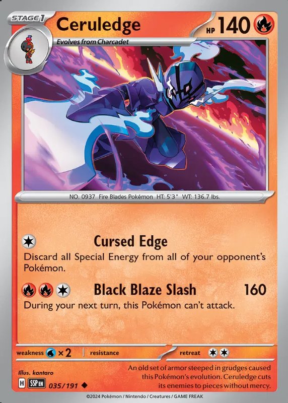 Ceruledge — Surging Sparks 035/191