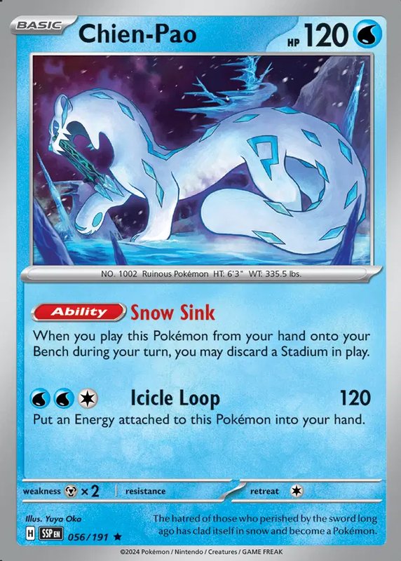 Chien-Pao — Surging Sparks 056/191