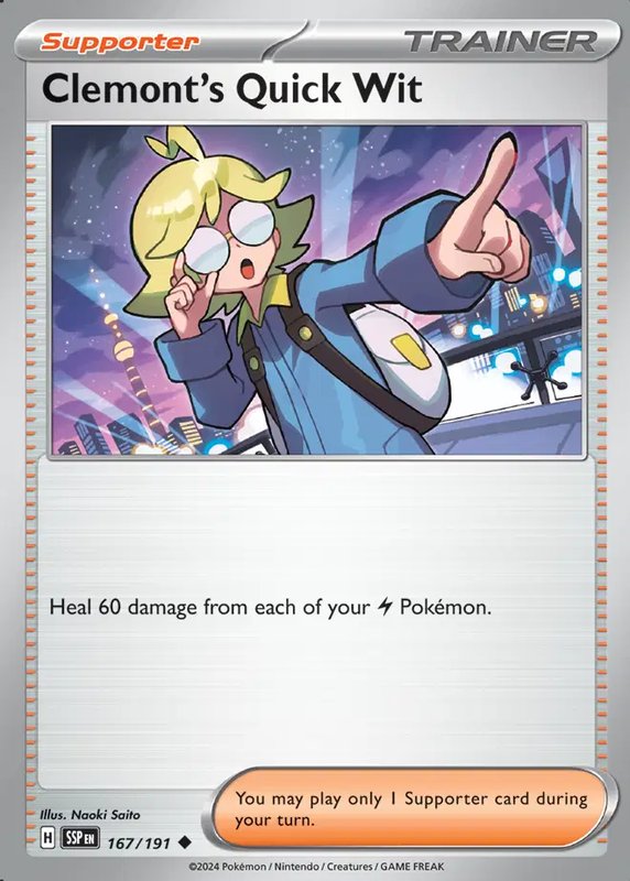 Clemont's Quick Wit — Surging Sparks 167/191