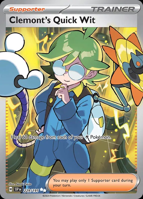 Clemont's Quick Wit — Surging Sparks 229/191