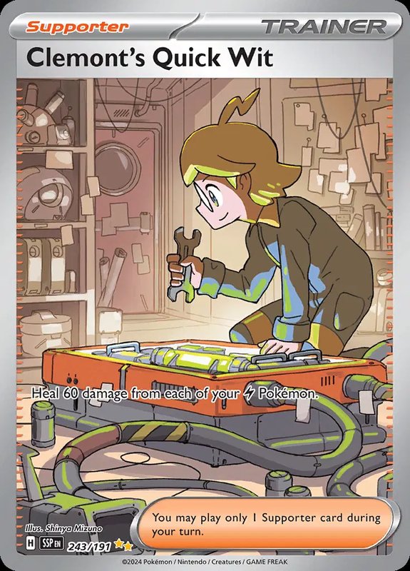 Clemont's Quick Wit — Surging Sparks 243/191