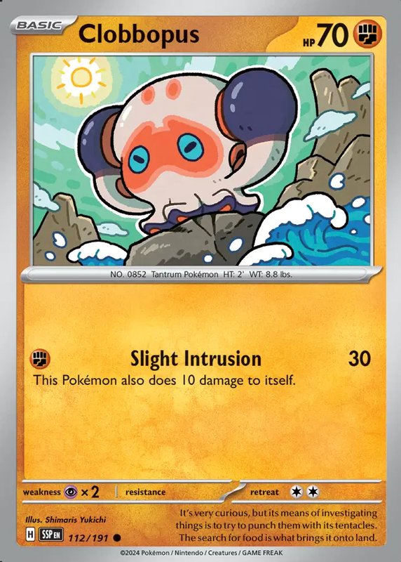 Clobbopus — Surging Sparks 112/191