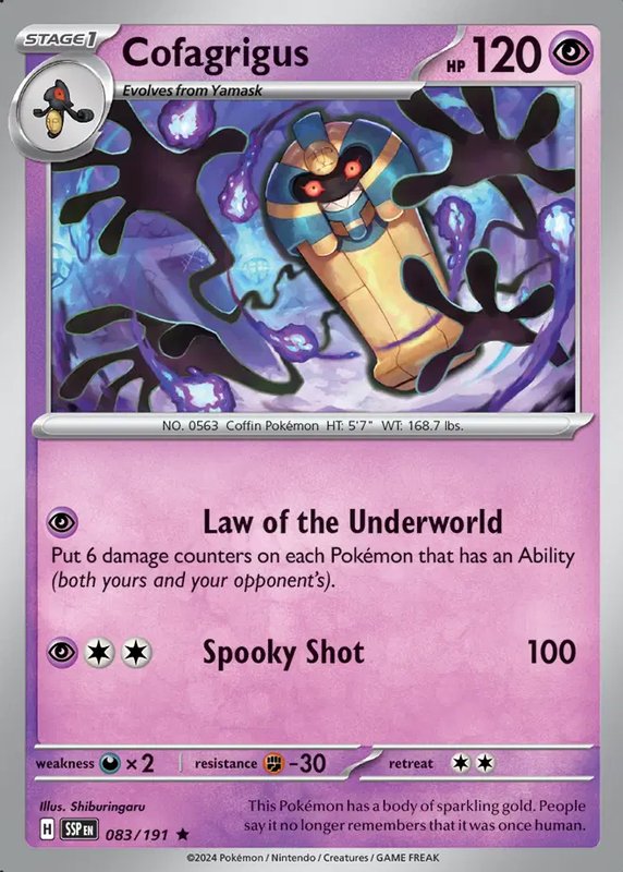 Cofagrigus — Surging Sparks 083/191