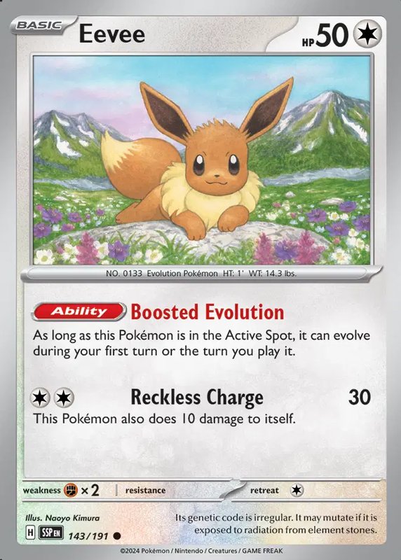 Eevee — Surging Sparks 143/191