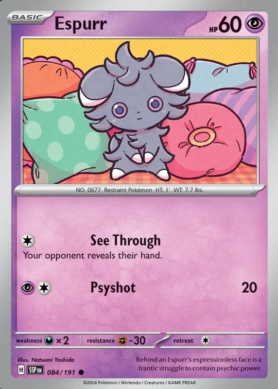 Espurr — Surging Sparks 084/191