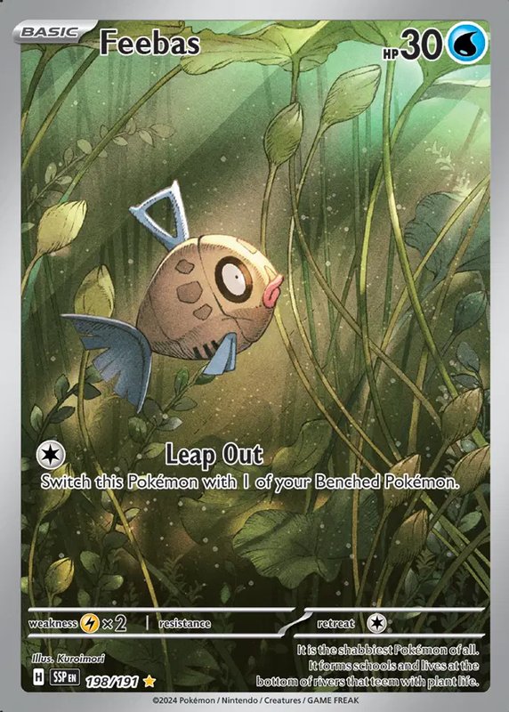 Feebas — Surging Sparks 198/191