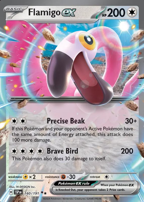 Flamigo ex — Surging Sparks 160/191