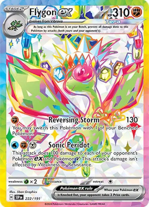 Flygon ex — Surging Sparks 222/191