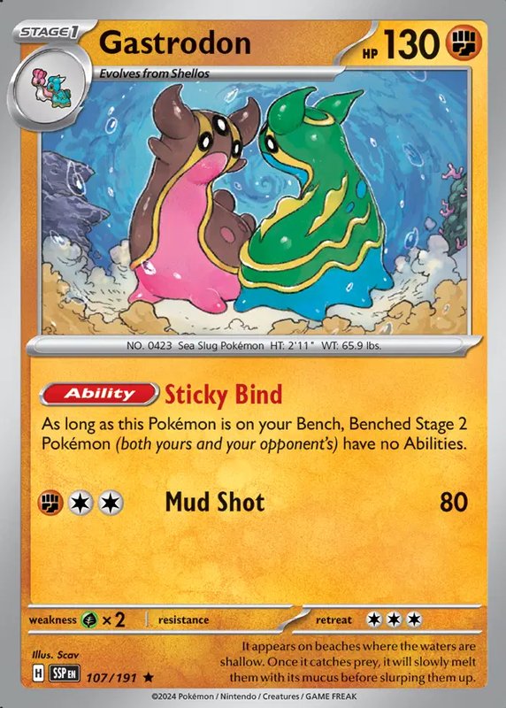 Gastrodon — Surging Sparks 107/191