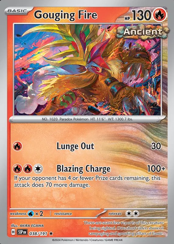 Gouging Fire — Surging Sparks 038/191