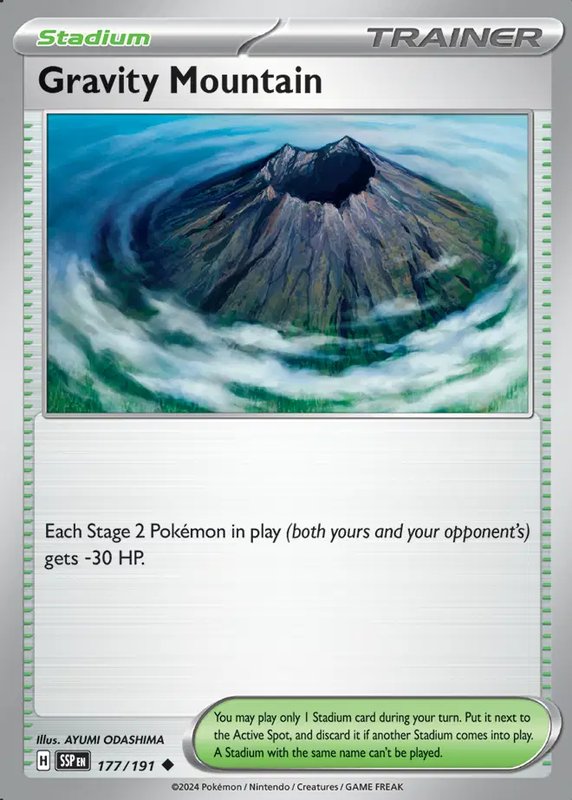 Gravity Mountain — Surging Sparks 177/191