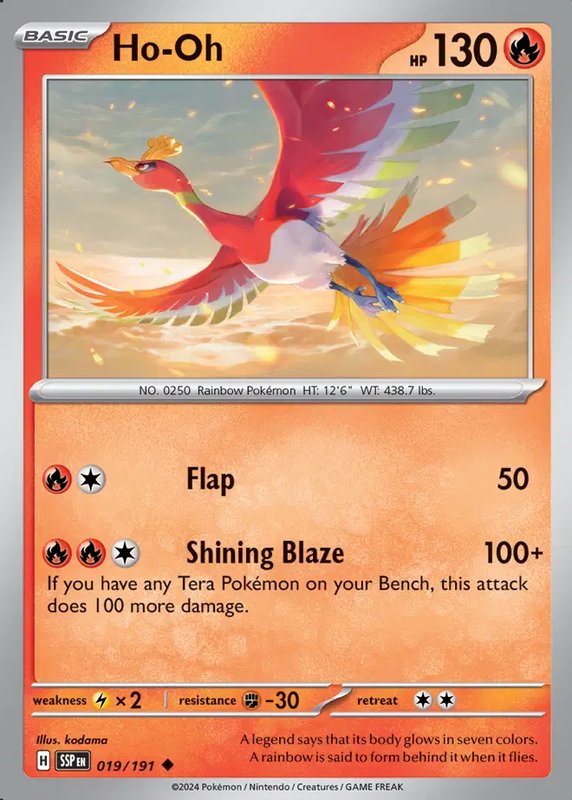 Ho-oh — Surging Sparks 019/191
