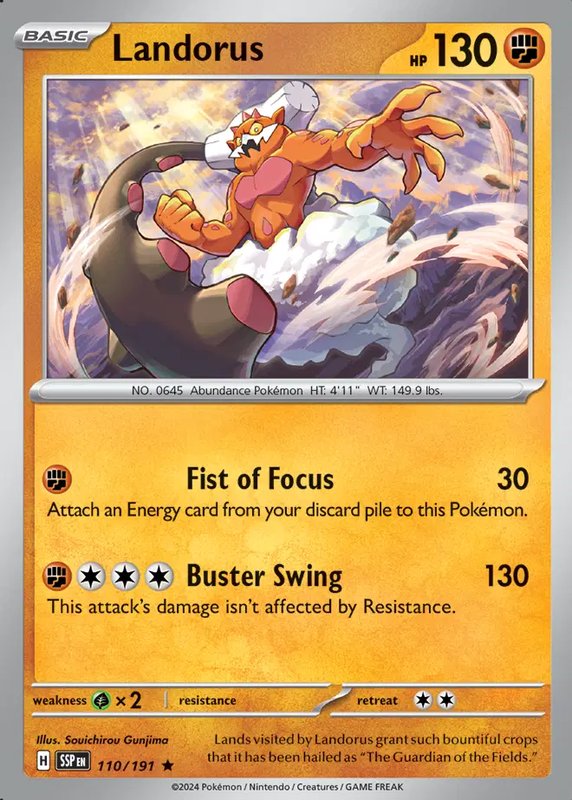 Landorus — Surging Sparks 110/191
