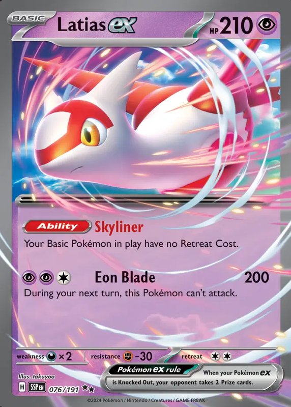 Latias ex — Surging Sparks 076/191