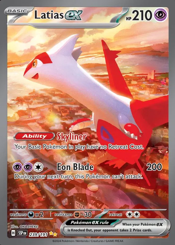 Latias ex — Surging Sparks 239/191