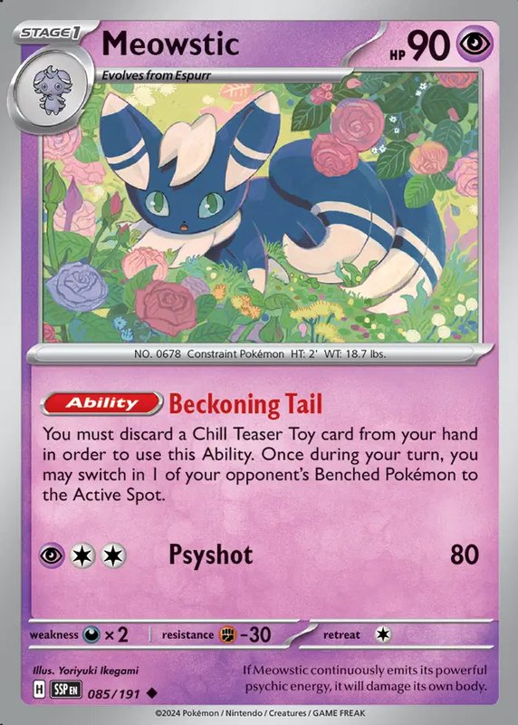 Meowstic — Surging Sparks 085/191