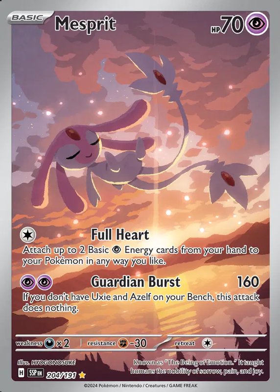 Mesprit — Surging Sparks 204/191