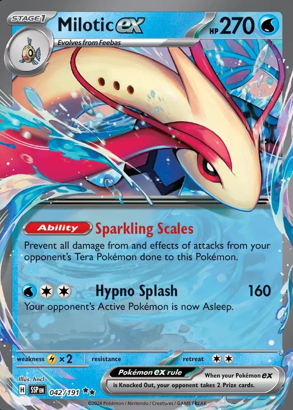 Milotic ex — Surging Sparks 042/191
