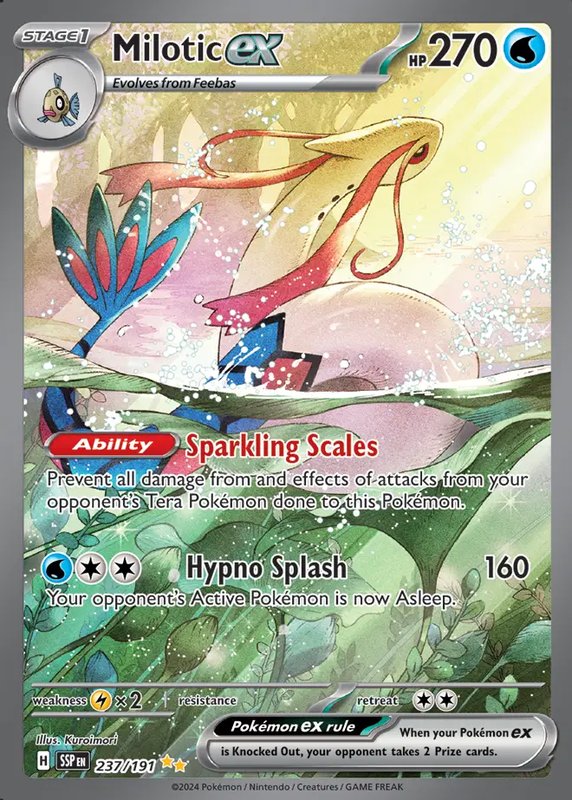 Milotic ex — Surging Sparks 237/191